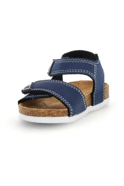 Sandali blu con strappi Pitt kids 14128