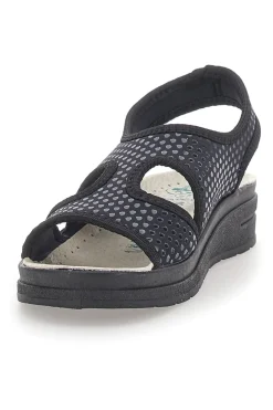 Sandali Blu con Tomaia in Vera Pelle BIO UP 721