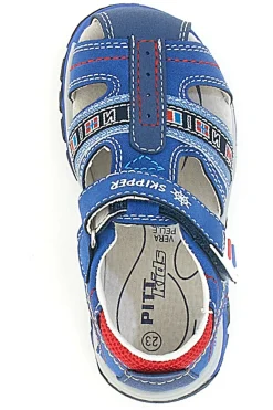 Sandali blu con Velcro Pitt Kids 14356
