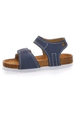 Sandali Blu e bainco con chiusura a strappo PITT KIDS 14128