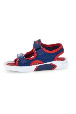 Sandali blu e rossi con strappi Spiderman R1310657T10