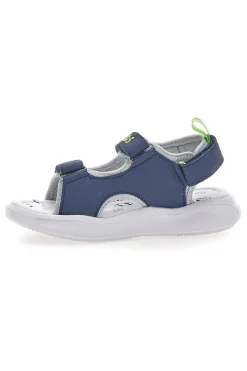 Sandali blu e verdi con strappi Pitt kids 11261