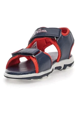 Sandali Blue e Rossi Con Strappi In Velcro Spiderman 15301