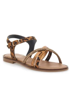 Sandali Bronzo con Fantasia Leopardata Le Havre Paris 5451