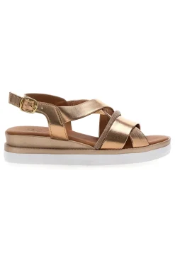 Sandali bronzo Made in Italy Pittarello look B82923
