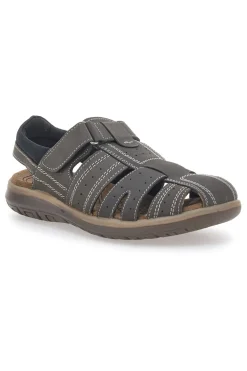Sandali chiusi grigi con velcro Fly Dynamic FD29