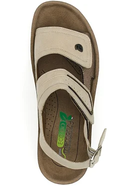 Sandali con Cinturino Slingback Taupe Eco Bio J532414