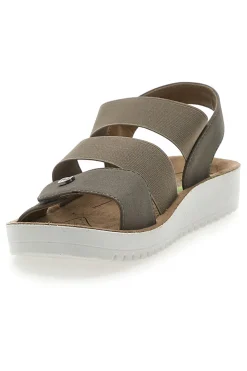 Sandali con Elastico Taupe Eco Bio J526201