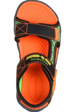 Sandali con Luci Neri e Arancioni Skechers CREATURE-SPLASH