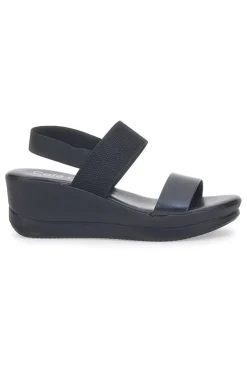 Sandali con Platform Cafe' Cost 2 Neri