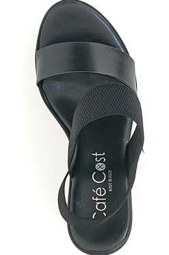 Sandali con Platform Cafe' Cost 3 Neri
