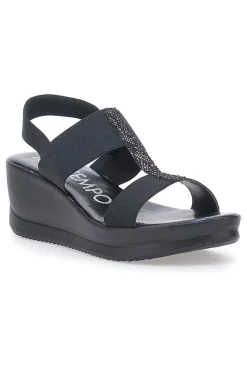Sandali con Platform Neri da Donna Mio tempo 2210