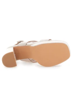 Sandali con tacco alti beige LE HAVRE 865
