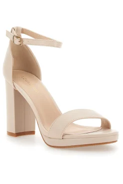 Sandali con Tacco Beige Le Havre Paris 33671