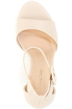 Sandali con Tacco Nude e Cinturino Le Havre Paris 6031