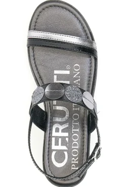Sandali con Zeppa Cerutti 21845 Piombo