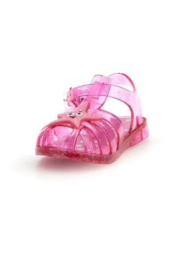 Sandali da mare rosa trasparenti con stella Pitt Kids 3142664