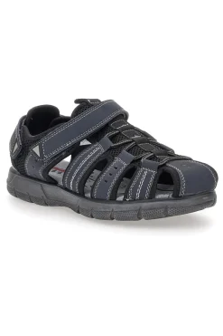 Sandali Fisherman Blu Con Strappo Canguro 1013