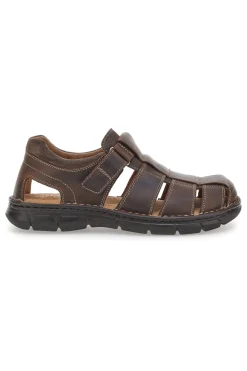 Sandali Fisherman Marroni In Pelle Pittarello Eco 7402