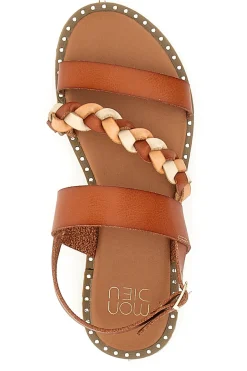 Sandali Flat Mon Dieu 601710 Cognac
