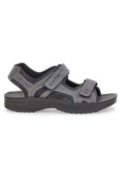 Sandali Grigi Con Strappi in Velcro Inblu 28 RY