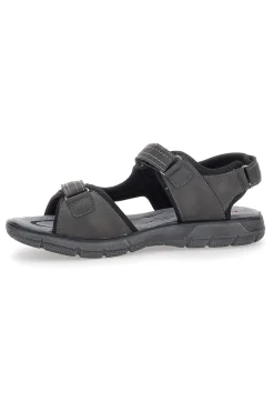 Sandali Grigi Con Strappi in Velcro Canguro 1015