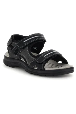 Sandali grigi con strappi in velcro Jerpoint CN15