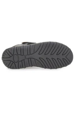 Sandali Grigi in Vera Pelle Pittarello Eco 3004