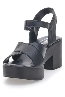 Sandali in vera pelle neri PITT.LOVE 315671082