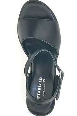 Sandali in vera pelle neri PITT.LOVE 318571082