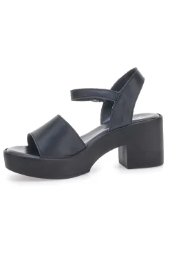 Sandali in vera pelle neri PITT.LOVE 318571082