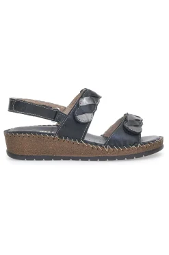 Sandali in Vera Pelle Pittarello 42055 Neri