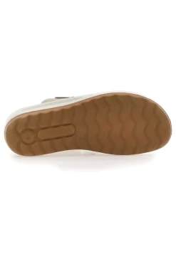 Sandali infradito bianchi con plantare comfort Fly Flot 42H593C