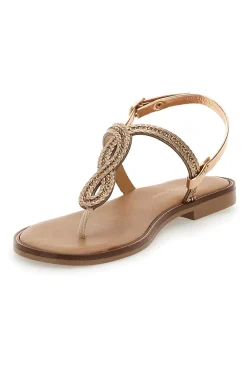 Sandali Infradito Oro Rosa da Donna Le Havre Paris 5418