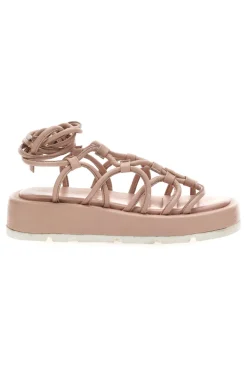 sandali Lace-Up Pink Grazie 3770
