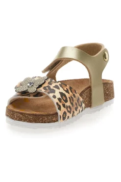 Sandali Leopardati con Velcro Pittarello Bio 257741