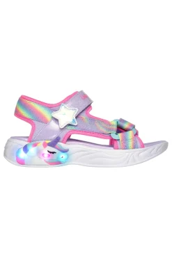 Sandali lilla con luci Skechers Dreamy Unicorns