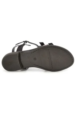 Sandali marroni con fasce e fibbie Pittarello Focus 222225