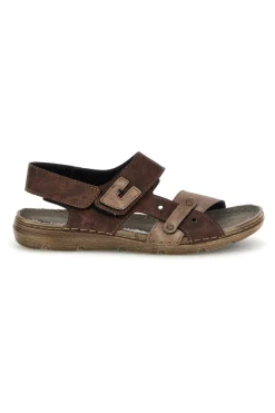Sandali marroni con sottopiede in pelle Jerpoint 8018580PSSK