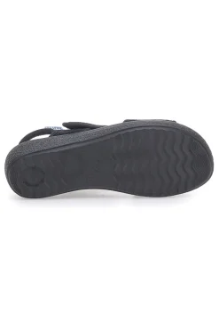 Sandali neri con apertura laterale da donna Fly Flot 55B85F