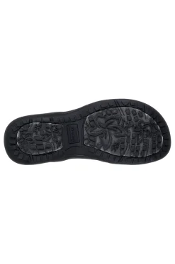Sandali neri con fasce elastiche Skechers REGGAE SLIM SUNNYSIDE 2.0