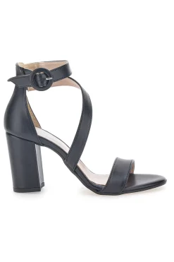 Sandali Neri con Tacco Pittarello Love 937