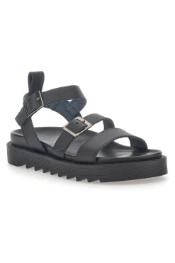 Sandali Neri in Vera Pelle da Donna Pittarello Capsule 27152