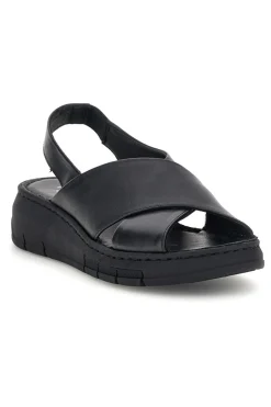 Sandali neri in vera pelle Pittarello focus 7155579