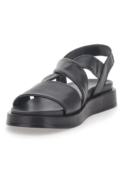 Sandali Neri In Vera Pelle Pittarello Capsule 28068