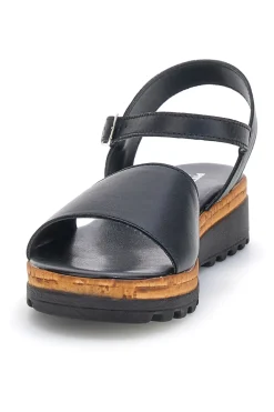 Sandali Neri in vera pelle Made in Italy con cinturino Pittarello 3185070811