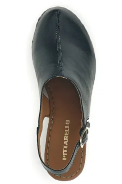 Sandali neri in vera pelle con tacco Pittarello 1143622