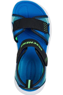 Sandali neri sportivi leggeri Skechers Microspec-Splash