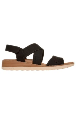 Sandali nero con fascia incrociata e Arch Fit Skechers Arch Fit Oasis B Perf