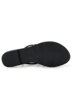 Sandali nero flat Mon dieu PRE9350